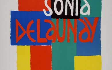 Sonia Delaunay - Composition, c. 1972 - Hand-signed