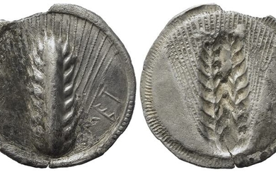 Southern Lucania, Metapontion, c. 540-510 BC. AR Stater (30mm, 7.17g)....