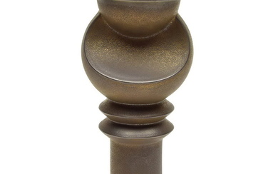 Stoneware brass colored "Multipel" vase, design & execution...