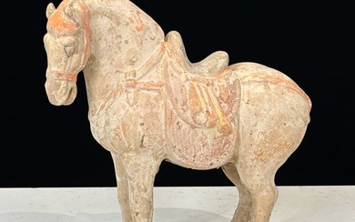 Tang Style Earthenware Pottery Horse