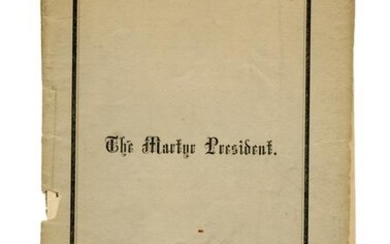 The "Martyr President," 1865 Sermon