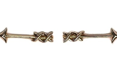 Tiffany & Co. 18k Yellow Gold Arrow Earrings