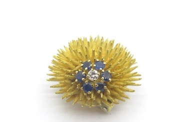 Tiffany & Co; A Novelty Vintage Sea Urchin Brooch, with claw...