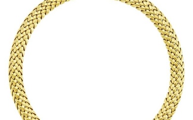 Tiffany & Co. Gold 'Vannerie' Necklace