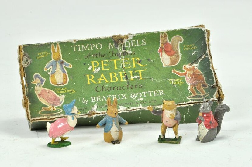 Timpo Beatrix Potter Peter Rabbit Set complete with