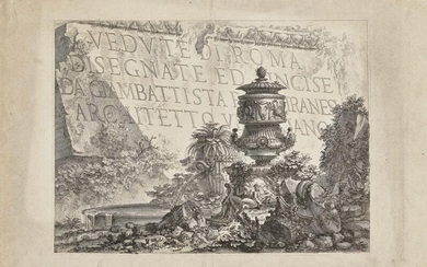 Title page Vedute di Roma - Veduta della Basilica e