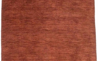 Tribal Modern Rug Foyer 4X6 Rusty Red Oriental Hand-Loomed Wool Decor Carpet