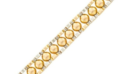 Two-Color Gold Link Bracelet