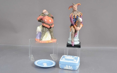 Two Royal Doulton figurines including 'Falstaff'