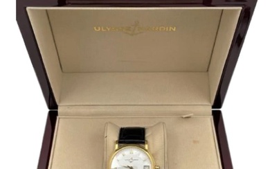 Ulysse Nardin 18k Gold Automatic Chronometer San Marco Watch #131-88 6012