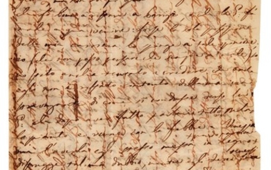 V. Bellini. Five autograph letters about his love affairs, "I puritani" and Shakespeare, mainly unpublished, 1834-1835