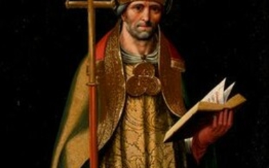 VICENTE MACIP EL VIEJO (1475 / 1545) "St. Gregory the