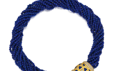 Van Cleef & Arpels | Lapis-Lazuli-Diamond-Necklace