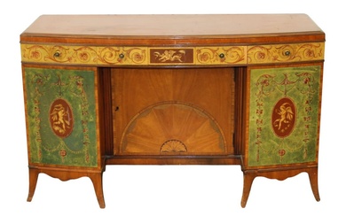 Venetian style painted vanity table