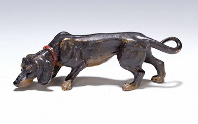 Vienna Bronze, larger dachshund, 2. H. 20. th...