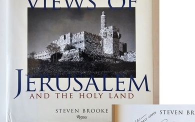 Views of Jerusalem and the Holy Land by the Photographer Steven Brooke. Signed by author Steven