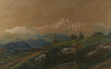 Vincenz Havlicek Austrian Landscape Oil on Canvas