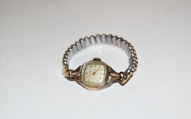 Vintage 17 Jewels gold filled benrus Watch works sometimes