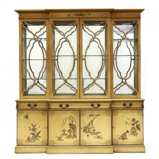 Vintage Chinoiserie Breakfront