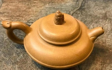 Vintage Yixing Clay Scholar Tea Pot