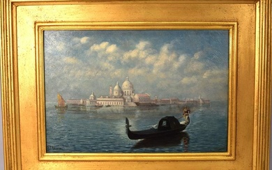 WILLIAM T ROBINSON GRAND TOUR OIL PAINTING