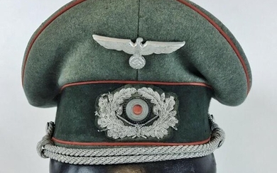 WW2 German Heer Artillery Officer Visor Cap