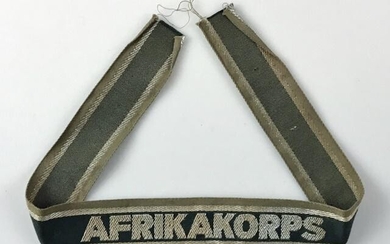 WW2 German Heer DAK Afrika Korps Cuff Title