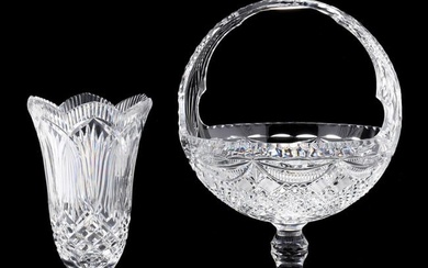 Waterford Crystal Center Bowl and Vase