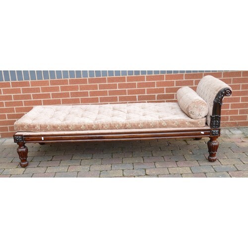 William IV Rosewood veneer day bed or chaise lounge: Earlier...