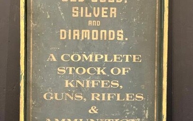 c. 1890 Pawn Shop Sign