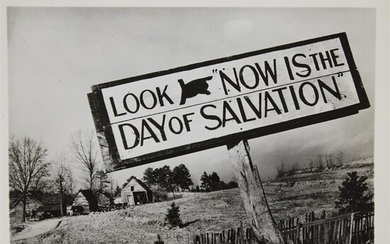 MARGARET BOURKE-WHITE (american, 1904-1971) RELIGION AND THE LAND 1937....