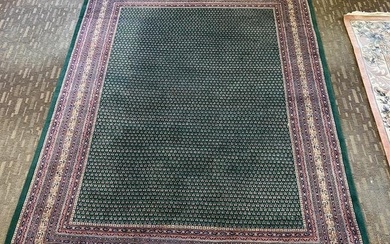 11-Border Hand Tied Middle-Eastern Rug