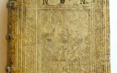1589 Argumentorum Philippicorum BLINDSTAMPED PIGSKIN by