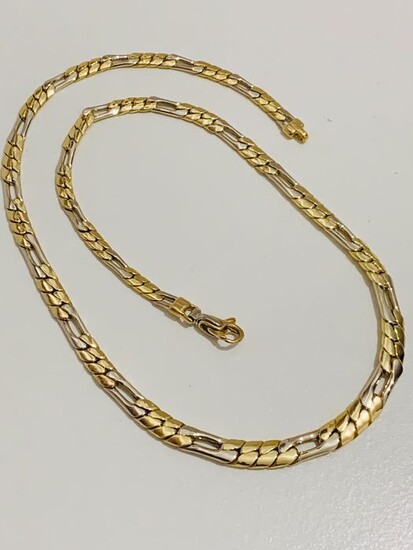 18 kt. Bicolour, Gold, White gold, Yellow gold - Necklace