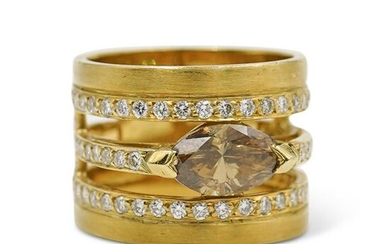 18k Gold & 1.63ct Diamond Cocktail Ring
