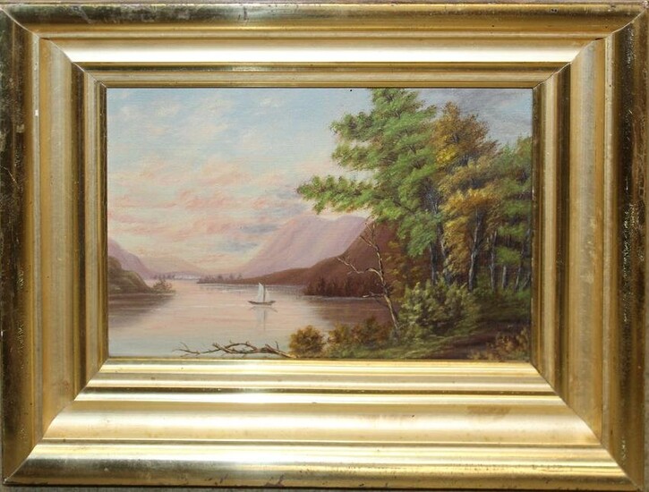 19th c Hudson River School Landscape