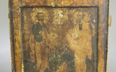 2 Russian icons of Saints, 19th c.