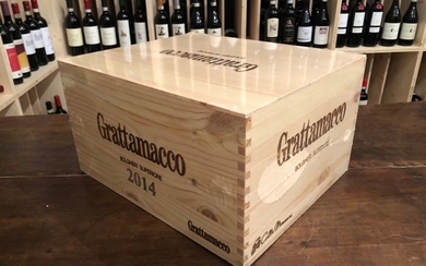 2014 Grattamacco - Bolgheri Superiore - 6 Bottles (0.75L)