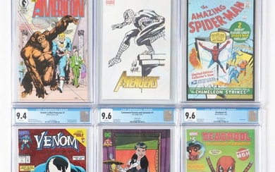 Lot of 16: Graded Contemporary Comic Books.