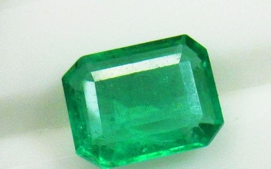 2.24 Ctw Natural Zambian Emerald Octagon Cut