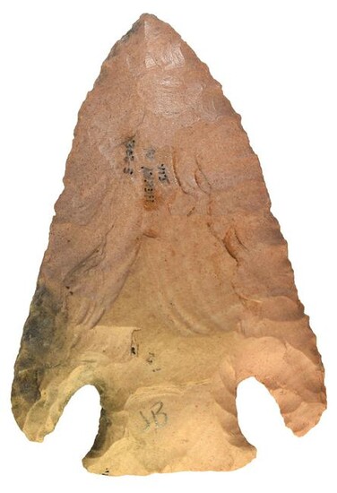 3 1/8" Kirk. Henry Co, IL. Finely made. Pinkish chert