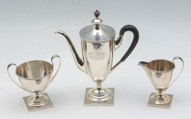 3 PC. STERLING SILVER WEST POINT TEA SET