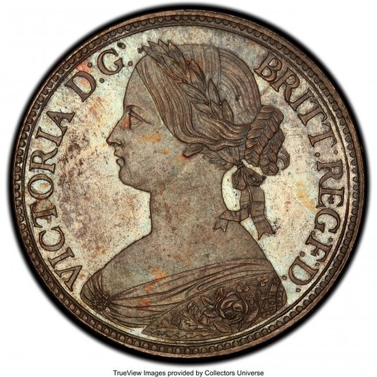 31339: Nova Scotia. Victoria bronze Specimen Cent 1861
