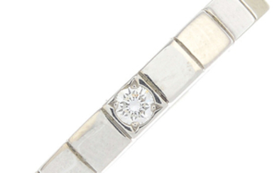 CARTIER - a diamond 'Lanieres' ring.