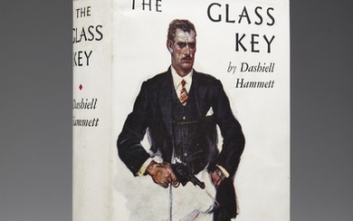 Hammett's favorite work, in the rare jacket, THE GLASS KEY, 1931