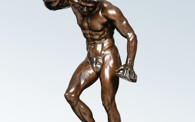 Italian, late 19th / early 20th century, after the Antique Dancing Faun with cymbals