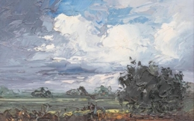 Jose Vives-Atsara (1919-2004), "Cloudy Afternoon"