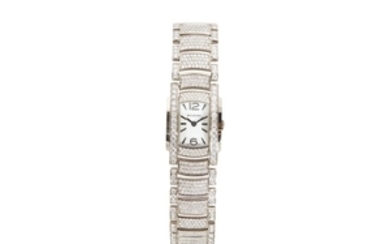 Lady's White Gold and Diamond 'Assioma' Wristwatch, Bulgari