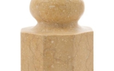 A Large Marble Doorstop