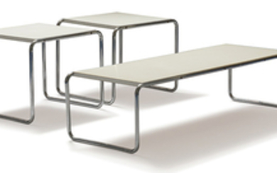 Marcel Breuer - Marcel Breuer: Laccio side tables and coffee table (3)
